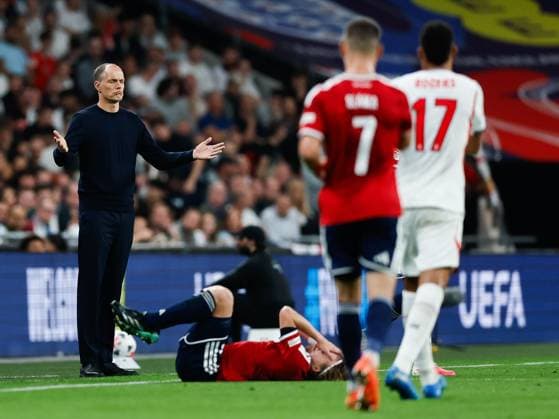 England Head Coach Thomas Tuchel reacts to the action from the touchline England v Czechia, UEFA Nations League, Football, Wembley Stadium, London, UK - 06 Oct 2026London Wembley Stadium United Kingdom  Copyright: xMattxImpey Shutterstockx 17188908cr