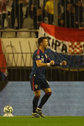SPLIT, CROATIA - OCTOBER 06: Ivan Perisic of Croatia national team, Nationalteam celebrates after scoring the first goal during the UEFA Nations League Group A3 match between Croatia and Spain at Stadion Poljud on October 06, 2026 in Split, Croatia. Photo SFSI Croatia national team v Spain National team - UEFA Nations League 2026 27 Copyright: xSFSIx