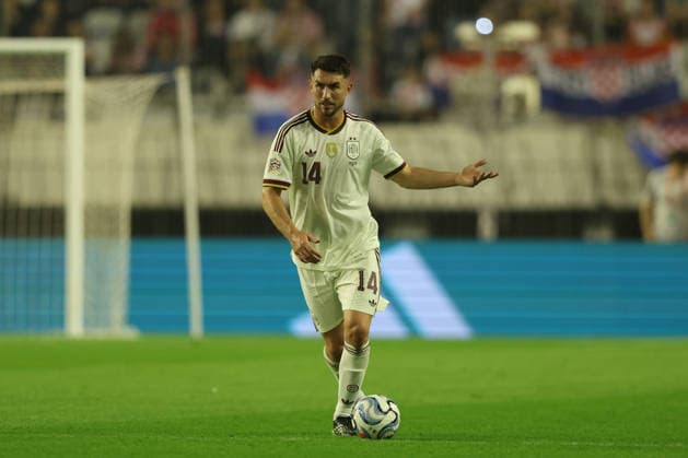 SPLIT, CROATIA - OCTOBER 06: Aymeric Laporte of Spain national team, Nationalteam controls the ball during the UEFA Nations League Group A3 match between Croatia and Spain at Stadion Poljud on October 06, 2026 in Split, Croatia. Photo SFSI Croatia national team v Spain National team - UEFA Nations League 2026 27 Copyright: xSFSIx
