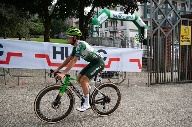 CYCLING - Road cycling, Rad, Radsport, Strasse - Tre Valli Varesine Photo by IPA ABACAPRESS.COM89376370 - Jose Felix Parra Cuerda, CAJA RURAL-SEGUROS RGA, at the start of the 2026 Tre Valli Varesine in Busto Arsizio, Italy, on October 6, 2026 Varese Italy  Copyright: xIPAxSport ABACAx