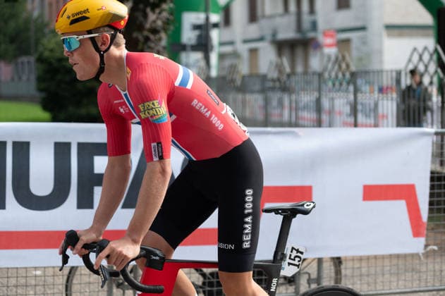 CYCLING - Road cycling, Rad, Radsport, Strasse - Tre Valli Varesine Photo by IPA ABACAPRESS.COM89376799 - Anders SKAARSETH, Uno-X Mobility at the start of the 2026 Tre Valli Varesine in Busto Arsizio, Italy, on October 6, 2026 Varese Italy  Copyright: xIPAxSport ABACAx