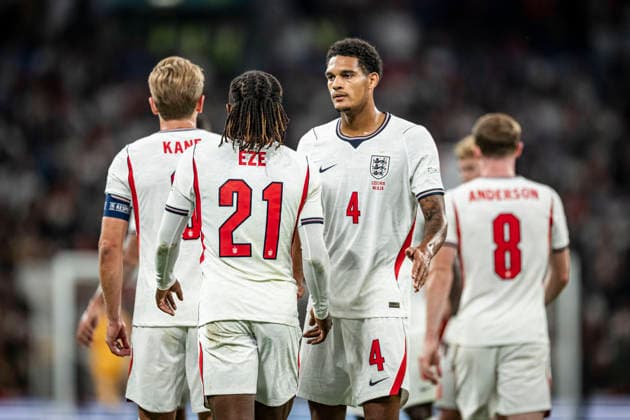 RECORD DATE NOT STATED 6th October 2026; Wembley Stadium, London, England; UEFA Nations League Football, England versus Czech Republic; Alex Scott of England celebrates going ahead in the 27th minute from a Czechia own goal GodfreyxPitt