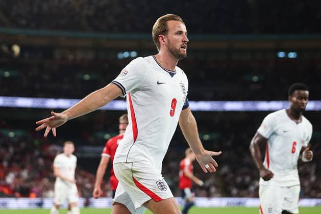Harry Kane of England celebrates scoring his teams third goal England v Czechia, UEFA Nations League, Football, Wembley Stadium, London, UK - 06 Oct 2026London Wembley Stadium United Kingdom  Copyright: xMattxImpey Shutterstockx 17188908dz