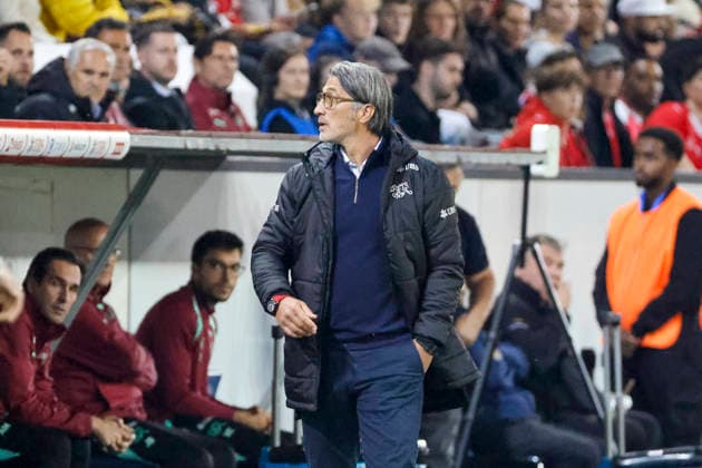 Murat Yakin (Schweiz, Trainer) , Schweiz, UEFA , Nations League, Matchday 4, Schweiz vs. Nordmazedonien, 06.10.2026, Luzern Swissporarena Schweiz Copyright: xGrantxHubbsx