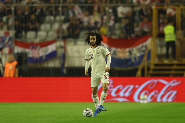 SPLIT, CROATIA - OCTOBER 06: Marc Cucurella of Spain national team, Nationalteam controls the ball during the UEFA Nations League Group A3 match between Croatia and Spain at Stadion Poljud on October 06, 2026 in Split, Croatia. Photo SFSI Croatia national team v Spain National team - UEFA Nations League 2026 27 Copyright: xSFSIx
