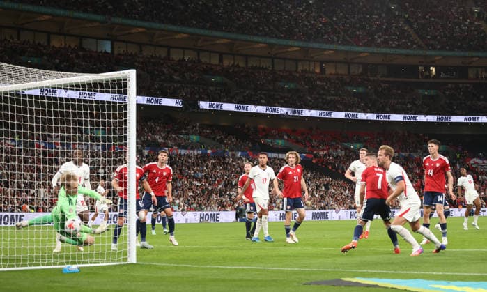 at the England v Czechia UEFA Nations League Group 3 match, at Wembley Stadium, London, UK, on 6th October, 2026.  .