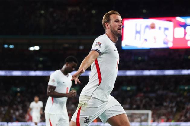 Harry Kane of England celebrates scoring his teams third goal England v Czechia, UEFA Nations League, Football, Wembley Stadium, London, UK - 06 Oct 2026London Wembley Stadium United Kingdom  Copyright: xMattxImpey Shutterstockx 17188908eg