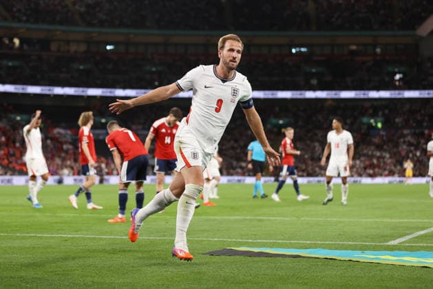 England v Czechia 06 October 2026, Wembley - UEFA Nations League - England v Czechia - Harry Kane of England celebrates after scoring the third goal for his team - Photo: Jacques Feeney Offside. London UK Copyright: xJacquesxFeeneyx xOffsidexOffside
