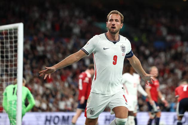 England v Czech Republic, UEFA Nations League Harry Kane of England celebrates after scoring the third goal for his side during the England v Czech Republic UEFA Nations League Group 3 match at Wembley Stadium, London, England on 6 October 2026 Credit: Tiego Grenho Every Second Media Editorial use only. All images are copyright Every Second Media Limited. No images may be reproduced without prior permission. Copyright: xIMAGO EveryxSecondxMediax ESM-2201-0041 TiegoxGrenhox xEveryxSecondxMediax
