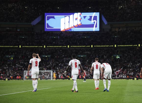 England v Czech Republic, UEFA Nations League, League A - Group 3 London, UK: England v Czech Republic, UEFA Nations League, League A - Group 3, Wembley Stadium. 6 October 2026 Photograph by Marc Aspland for The Times & The Sunday Times Harry Kane of England scores and celebrates scoring his 2nd and his teams 3rd goal 3-0  Copyright: xMarcxAsplandx NINTCHDBPICT001113850855