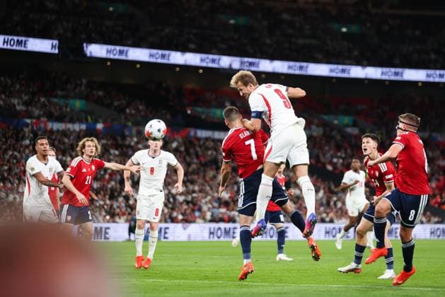 Harry Kane of England scores his teams third goal England v Czechia, UEFA Nations League, Football, Wembley Stadium, London, UK - 06 Oct 2026London Wembley Stadium United Kingdom  Copyright: xMattxImpey Shutterstockx 17188908eu