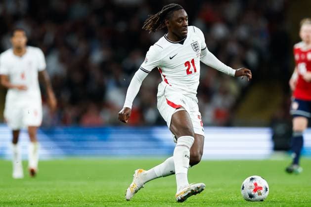 Eberechi Eze of England dribbles with the ball at his feet England v Czechia, UEFA Nations League, Football, Wembley Stadium, London, UK - 06 Oct 2026London Wembley Stadium United Kingdom  Copyright: xMattxImpey Shutterstockx 17188908gc