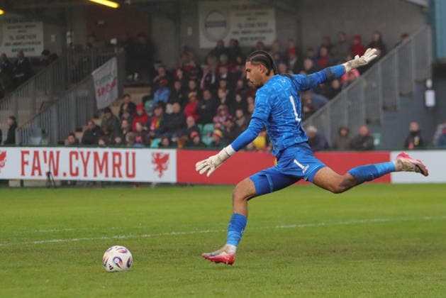 U21, U 21 Wales v U21 Austria, U21 UEFA EUROPEAN CHAMPIONSHIPS, Qualifier Joseph Duncan of Wales Under 21 during the U21 UEFA EUROPEAN CHAMPIONSHIPS qualification match between U21 Wales and U21 Austria at the Oval, Caernarfon, UK on 6 October 2026. Caernarfon the Oval Wales UK Editorial use only , Copyright: xAlunxRobertsx PSI-24971-0063