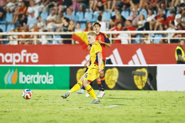Raul Daniel Cimpean (ROU), OCTOBER 6, 2026 - Football Soccer : UEFA Under-21 Championship 2027 qualifying round match between U21, U 21 Spain - U21 Romania at the Estadi Municipal de Can Misses in Ibiza, Spain. Noxthirdxpartyxsales  aflo_353869507 MutsuxKawamorix