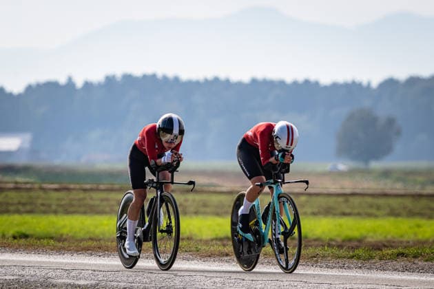 Luxembourg: UEC Road cycling, Rad, Radsport, Strasse European Championships - Ljubljana 2026 NOTHUM June - LOPES Elena ( NAT ) Luxembourg Querformat - quer - horizontal - Landscape - Event Veranstaltung: UEC Road Cycling European Championships 2026 Ljubljana - Category Kategorie: Cycling - Road Cycling European Championships - Mixed Relay Men and Women Junior U19 - Location Ort: Europe Slovenia - Sencur - Å enÄur - Discipline: Mixed Relay ( MR ) - Distance: 44 km - Date Datum: 06.10.2026 Tuesday Day 4 -