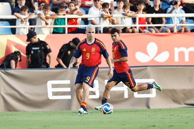 Pablo Garcia (ESP), OCTOBER 6, 2026 - Football Soccer : UEFA Under-21 Championship 2027 qualifying round match between U21, U 21 Spain - U21 Romania at the Estadi Municipal de Can Misses in Ibiza, Spain. Noxthirdxpartyxsales  aflo_353883944 MutsuxKawamorix