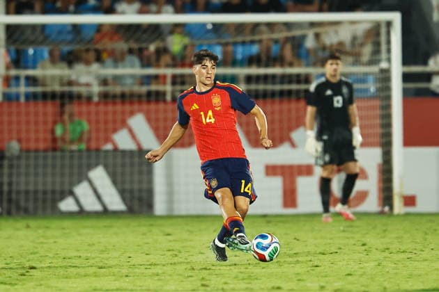 Jon Martin (ESP), OCTOBER 6, 2026 - Football Soccer : UEFA Under-21 Championship 2027 qualifying round match between U21, U 21 Spain - U21 Romania at the Estadi Municipal de Can Misses in Ibiza, Spain. Noxthirdxpartyxsales  aflo_353884165 MutsuxKawamorix