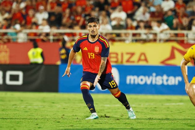 Carlos Ruiz Rubio (ESP), OCTOBER 6, 2026 - Football Soccer : UEFA Under-21 Championship 2027 qualifying round match between U21, U 21 Spain - U21 Romania at the Estadi Municipal de Can Misses in Ibiza, Spain. Noxthirdxpartyxsales  aflo_353884176 MutsuxKawamorix