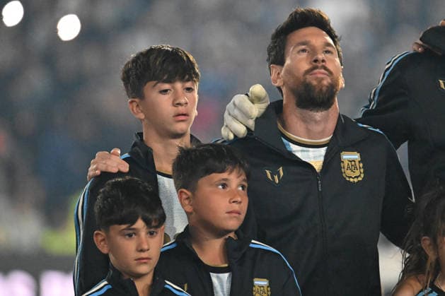 Lionel Messi farewell match BUENOS AIRES, ARGENTINA - OCTOBER 6: Lionel Messi of Argentina during his farewell match with the national team, Nationalteam at the International Friendly, Länderspiel, Nationalmannschaft match between Argentina Vs Benin at Monumental Stadium on October 6, 2026 in Buenos Aires, Argentina. Buenos Aires Estadio Monumental Antonio Liberti Buenos Aires Argentina Copyright: xIMAGOx xPhotoCero5x xLucianoxBisbalx