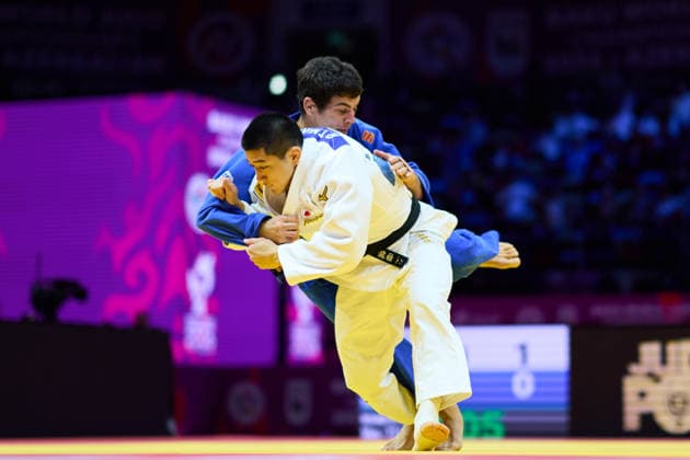Ryuga Tanaka (JPN), OCTOBER 6, 2026 -Judo : World Judo Championships BAKU2026 Mens -73kg2nd Round match at National Gymnastics Arena in Baku, Azerbaijan. Noxthirdxpartyxsales  aflo_353773338 KenxAsakurax