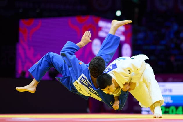 Ryuga Tanaka (JPN), OCTOBER 6, 2026 -Judo : World Judo Championships BAKU2026 Mens -73kg2nd Round match at National Gymnastics Arena in Baku, Azerbaijan. Noxthirdxpartyxsales  aflo_353773350 KenxAsakurax