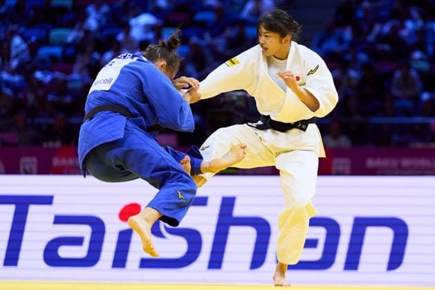 Akari Omori (JPN), OCTOBER 6, 2026 -Judo : World Judo Championships BAKU2026 Women s -57kg3rd Round match at National Gymnastics Arena in Baku, Azerbaijan. Noxthirdxpartyxsales  aflo_353773380 KenxAsakurax