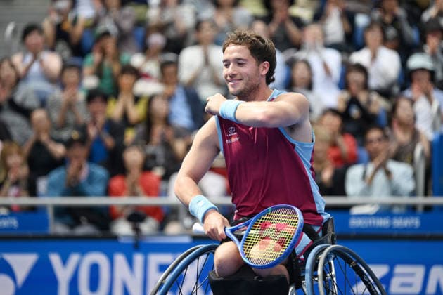 Alfie HEWETT (GBR), OCTOBER 6, 2026 - Tennis : Kinoshita Group Japan Open Tennis Championships 2026 WHEELCHAIR EXHIBITION MATCH at Ariake Coliseum, Tokyo, Japan. Noxthirdxpartyxsales  aflo_353700611 KenjiroxMatsuox