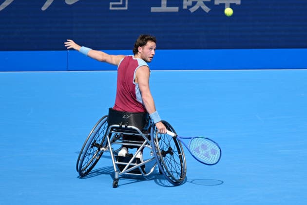 Alfie HEWETT (GBR), OCTOBER 6, 2026 - Tennis : Kinoshita Group Japan Open Tennis Championships 2026 WHEELCHAIR EXHIBITION MATCH at Ariake Coliseum, Tokyo, Japan. Noxthirdxpartyxsales  aflo_353702928 KenjiroxMatsuox