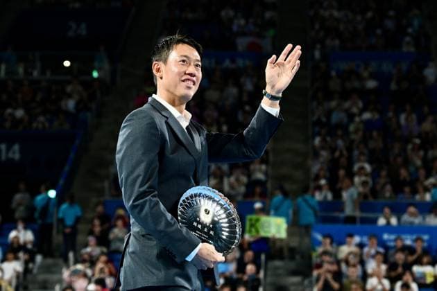Kei Nishikori, OCTOBER 6, 2026 - Tennis : Kinoshita Group Japan Open Tennis Championships 2026 Kei Nishikori Tribute Ceremony at Ariake Coliseum, Tokyo, Japan. Noxthirdxpartyxsales  aflo_353749079 KenjiroxMatsuox