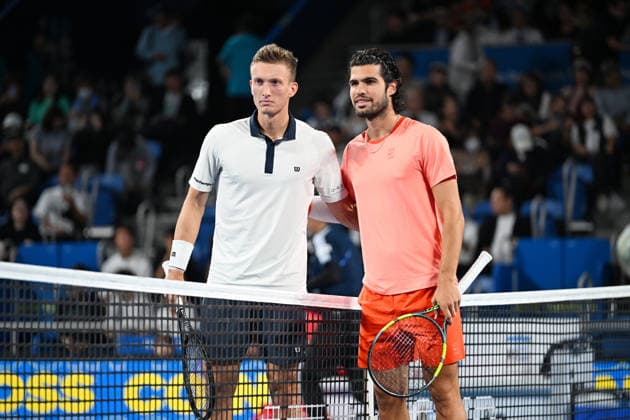 (L-R) Jiri LEHECKA (CZE), Carlos ALCARAZ (ESP), OCTOBER 6, 2026 - Tennis : Kinoshita Group Japan Open Tennis Championships 2026 Men s Singles Final at Ariake Coliseum, Tokyo, Japan. Noxthirdxpartyxsales  aflo_353754112 KenjiroxMatsuox