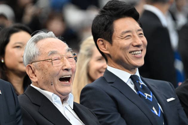 (L-R) Masaaki Morita, Shuzo Matsuoka, OCTOBER 6, 2026 - Tennis : Kinoshita Group Japan Open Tennis Championships 2026 Kei Nishikori Tribute Ceremony at Ariake Coliseum, Tokyo, Japan. Noxthirdxpartyxsales  aflo_353766374 KenjiroxMatsuox