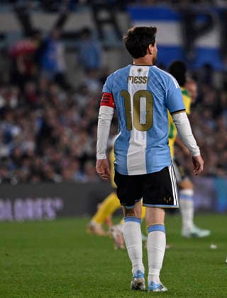 BUENOS AIRES, ARGENTINA - OCTOBER 06 : Lionel Messi of Argentina national team, Nationalteam during an International Friendly, Länderspiel, Nationalmannschaft match against Benin at Estadio Monumental on October 06, 2026 in Buenos Aires, Argentina. This historic match marks the final international appearance for Leo who wore a commemorative special-edition kit replacing the traditional manufacturer branding with his personal signature logo. Photo by SFSI Argentina National team v Benin Copyright: xSFSIx