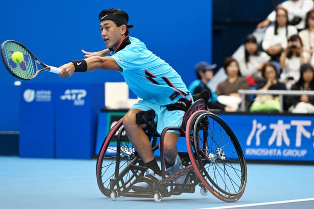 Tokito Oda (JPN), OCTOBER 6, 2026 - Tennis : Kinoshita Group Japan Open Tennis Championships 2026 WHEELCHAIR EXHIBITION MATCH at Ariake Coliseum, Tokyo, Japan. Noxthirdxpartyxsales  aflo_353700605 KenjiroxMatsuox