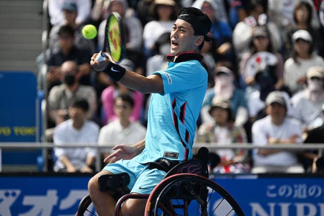 Tokito Oda (JPN), OCTOBER 6, 2026 - Tennis : Kinoshita Group Japan Open Tennis Championships 2026 WHEELCHAIR EXHIBITION MATCH at Ariake Coliseum, Tokyo, Japan. Noxthirdxpartyxsales  aflo_353700634 KenjiroxMatsuox