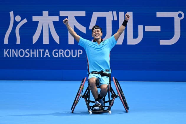 Tokito Oda (JPN), OCTOBER 6, 2026 - Tennis : Kinoshita Group Japan Open Tennis Championships 2026 WHEELCHAIR EXHIBITION MATCH at Ariake Coliseum, Tokyo, Japan. Noxthirdxpartyxsales  aflo_353702956 KenjiroxMatsuox