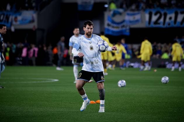 October 6, 2026, Buenos Aires, Buenos Aires, Argentina: Lionel Messi of Argentina seen during the match between Argentina and Benin International Friendly, Länderspiel, Nationalmannschaft match, The last match of Messi with Argentina national team, Nationalteam Buenos Aires Argentina - ZUMAs197 20261006_aaa_s197_135 Copyright: xRobertoxxTuerox
