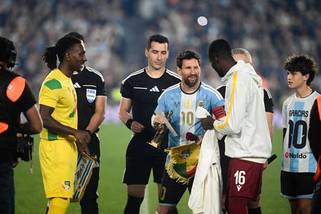Argentina x Benin BUENOS AIRES, AR - 06.10.2026: ARGENTINA X BENIN - Lionel Messi during the International Friendly, Länderspiel, Nationalmannschaft match between Argentina and Benin on Tuesday, October 6, 2026, at the Estadio Monumental in Buenos Aires, Argentina. The match marks Messi& 39;s farewell to the Argentine national team, Nationalteam (Photo: Gabriel Sotelo Fotoarena) x3026103x  GabrielxSotelo