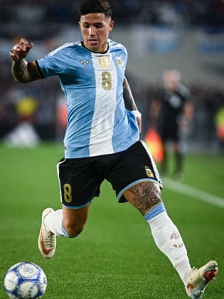 Argentina x Benin BUENOS AIRES, AR - 06.10.2026: ARGENTINA X BENIN - Enzo Fernandez of Argentina during the International Friendly, Länderspiel, Nationalmannschaft match between Argentina and Benin on Tuesday, October 6, 2026, at the Estadio Monumental in Buenos Aires, Argentina. The match marks Messi& 39;s farewell to the Argentine national team, Nationalteam (Photo: Gabriel Sotelo Fotoarena) x3026104x  GabrielxSotelo