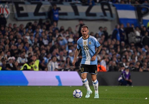 BUENOS AIRES, ARGENTINA - OCTOBER 06: Alexis Mac Allister of Argentina during the International Friendly, Länderspiel, Nationalmannschaft match between Argentina and Benin at Estadio Mas Monumental on October 06, 2026 in Buenos Aires, Argentina. Photo by SFSI Argentina national team, Nationalteam v Benin Copyright: xSFSIx