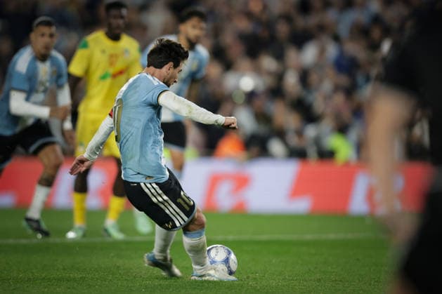 MESSI Argentina vs Benin.Segunda entrega Foto: FOTOBAIRES Ultimo partido de Lionel Messi en la Seleccion Argentina Copyright: xNICOLASxABOAFxNICOLASxABOAFx