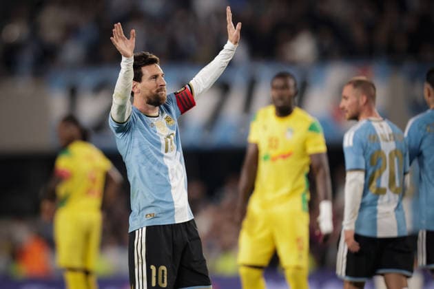 MESSI Argentina vs Benin.Segunda entrega Foto: FOTOBAIRES Ultimo partido de Lionel Messi en la Seleccion Argentina Copyright: xNICOLASxABOAFxNICOLASxABOAFx