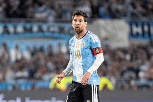BUENOS AIRES, ARGENTINA - OCTOBER 06: Lionel Messi of Argentina looks on during the International Friendly, Länderspiel, Nationalmannschaft football match between Argentina and Benin at Estadio Monumental Antonio V. Liberti on October 06, 2026 in Buenos Aires, Argentina. (Photo by Richard Callis Sports Press Photo) Copyright: xRichardxCallis SportsxPressxPhotox Sportspressphoto_SPR247879
