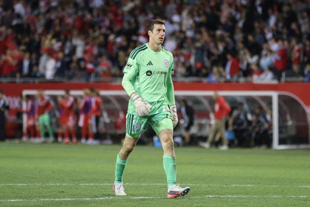 CHICAGO, USA - October 6: Josh Cohen (44 Chicago Fire FC) is seen during the Major League Soccer game between Chicago Fire FC and Vancouver Whitecaps FC at Soldier Field on Tuesday October 6 in Chicago, USA Copyright: xShainaxBenhiyoun SPPx Sportspressphoto_SPR247932