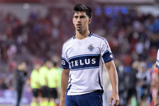 CHICAGO, USA - October 6: Mathias Laborda (2 Vancouver Whitecaps FC) is seen after the Major League Soccer game between Chicago Fire FC and Vancouver Whitecaps FC at Soldier Field on Tuesday October 6 in Chicago, USA Copyright: xShainaxBenhiyoun SPPx Sportspressphoto_SPR247967