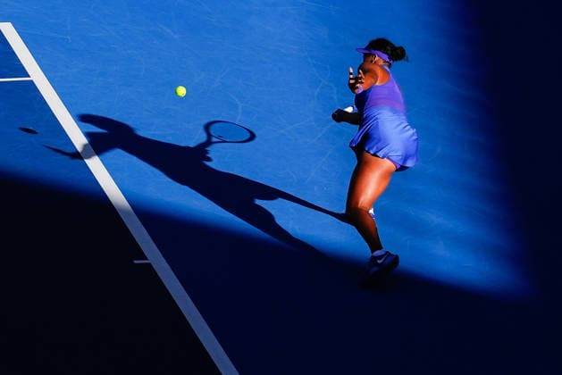 October 6, 2026, Beijing, China: Naomi Osaka of Japan plays against Karolina Muchova of Czech Republic (not n view) during the Women s Singles Round 16 match on day seven of China Open at the National Tennis Center. Karolina Muchova defeated Naomi Osaka 7-5, 1-6, 7-6 Beijing China - ZUMAs197 20261006_aaa_s197_268 Copyright: xPolyxFeix