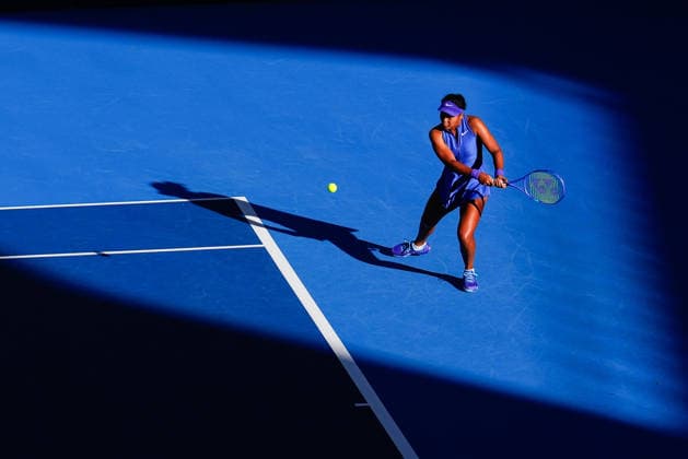 October 6, 2026, Beijing, China: NAOMI OSAKA of Japan plays against Karolina Muchova of Czech Republic (not n view) during the Women s Singles Round 16 match on day seven of China Open at the National Tennis Center. Muchova defeated Osaka 7-5, 1-6, 7-6 Beijing China - ZUMAs197 20261006_aaa_s197_269 Copyright: xPolyxFeix