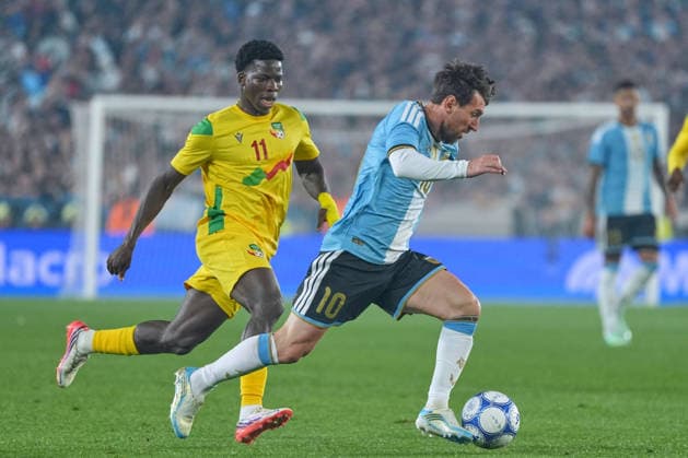 Messi bade farewell to Argentina in the friendly match against Benin BUENOS AIRES, ARGENTINA - OCTOBER 6: Argentine football legend and national team, Nationalteam captain Lionel Messi (10) in action during his farewell match in front of over 80,000 spectators at the Monumental Stadium, in Buenos Aires, Argentina on October 6, 2026. Argentine football star Lionel Messi played his final international match, Länderspiel, Nationalmannschaft in the friendly game between Argentina and Benin. The 39-year-old walk onto the stadium pitch for the final time in the sky-blue and white jersey, entering his farewell as Argentina s record appearance-maker and leading scorer with 207 caps and 125 goals. Luciano Gonzalez Anadolu Buenos Aires Argentina. Editorial use only. Please get in touch for any other usage.  Copyright: x2026xAnadoluxLucianoxGonzalezx