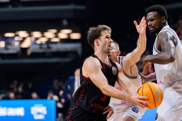 FIBA Cempionu lygos rungtynes Vilniaus Rytas – Baku Sabah . Vilnius, 2026-10-06. Vilnius Lietuva Copyright: xPatricijaxAdamoviÄx
