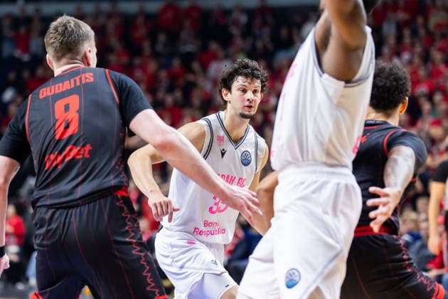FIBA Cempionu lygos rungtynes Vilniaus Rytas – Baku Sabah . Vilnius, 2026-10-06. Vilnius Lietuva Copyright: xPatricijaxAdamoviÄx