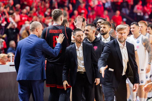 FIBA Cempionu lygos rungtynes Vilniaus Rytas – Baku Sabah . Vilnius, 2026-10-06. Vilnius Lietuva Copyright: xPatricijaxAdamoviÄx